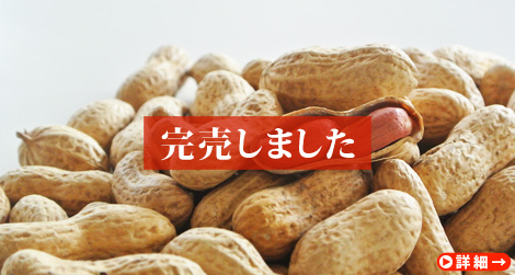 【完売】美味しいを極めた『堀内さんの落花生』